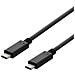 Cavo Usb 2.0, Tipo C - Tipo C, 3 M, Nero - Foto miniatura 1