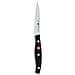Coltello da Spelucchino in Acciaio Lunghezza 10 cm Colore Nero e Argento - Linea Twin Pollux - Foto miniatura 2
