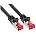 S / FTP Cat6 7.5m 7.5m Cat6 S / FTP (S-STP) Nero cavo di rete - Foto miniatura 1
