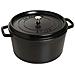 Cocotte in Ghisa con Coperchio Diametro 16 cm Colore Nero - Foto miniatura 1
