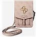 Pochette Per Smartphone, Tracolla Portatessere Stampa Guess 4 G E Logo, Rosa - Foto miniatura 1