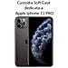Custodia Tpu Silicone Cover Soft-case Per Apple Iphone 11 Pro Black - Foto miniatura 2