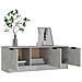 Mobile Porta Tv Grigio Cemento 102x35x36,5 Cm Legno Multistrato - Foto miniatura 4