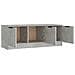 Mobile Porta Tv Grigio Cemento 102x35x36,5 Cm Legno Multistrato - Foto miniatura 7