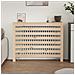 Copertura Termosifone 108,5x19x84 Cm In Legno Massello Di Pino - Foto miniatura 3