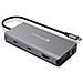 A04-TC DK46 replicatore di porte e docking station per laptop Cablato USB 3.2 Gen 1 (3.1 Gen 1) Type-C Grigio - Foto miniatura 3