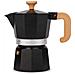 Venice Aluminium Espresso Maker 3-cup - Black - Foto miniatura 1