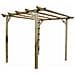 Pergola In Legno Di Pino Autoclavato 300x300xh240 Cm Lasa - Foto miniatura 3