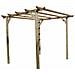 Pergola In Legno Di Pino Autoclavato 300x300xh240 Cm Lasa - Foto miniatura 4