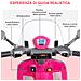 Moto Elettrica per Bambini con Licenza Ufficiale Vespa, 2 Rotelle, Luci e Suoni, 108x49x75 cm, Rosa - Foto miniatura 5