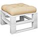 Cuscino Per Pallet Beige 50x50x12 Cm In Tessuto - Foto miniatura 3