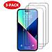 Proteggi Schermo Per Iphone 14 In Vetro Temperato (confezione Da 3) - Foto miniatura 1