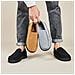 Pantofole Da Uomo In Pelle Scamosciata Nera - Taglia 46-47  M - Foto miniatura 3