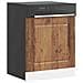 Pannello Lavastoviglie Kalmar Legno Antico 60x1,5x67 Cm - Foto miniatura 1