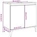 Mobile Lavabo Rovere Artigianale 58x33x60 Cm Legno Multistrato - Foto miniatura 3