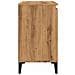Mobile Lavabo Rovere Artigianale 58x33x60 Cm Legno Multistrato - Foto miniatura 5