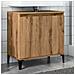 Mobile Lavabo Rovere Artigianale 58x33x60 Cm Legno Multistrato - Foto miniatura 6