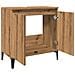 Mobile Lavabo Rovere Artigianale 58x33x60 Cm Legno Multistrato - Foto miniatura 10