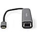Hub Usb-c 4-in-1 A Rj45 Femmina / Usb-a / Usb-c Femmina / Hdmi 4k 5gbps 0,2m, Nero - Foto miniatura 3