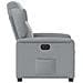 Poltrona Elettrica Reclinabile Grigio Chiaro in Tessuto - Foto miniatura 6