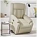 Lusso Casadino -  Poltrona Alzapersona Reclinabile Massaggio Crema Similpelle - Foto miniatura 8