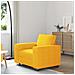 Divano Sedia Giallo Chiaro 60 cm in Tessuto di Velluto a Coste - Foto miniatura 2