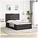 Struttura Letto Pouf con Materasso 140x190 cm in Tessuto - Foto miniatura 4
