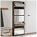 Scarpiera con Specchio a 5 Livelli Rovere Marrone 63x17x169,5cm - Foto miniatura 2