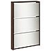 Scarpiera con Specchio a 5 Livelli Rovere Marrone 63x17x169,5cm - Foto miniatura 6