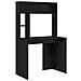 Scrivania Rovere nero 91 x 50 x 149 cm Legno multistrato - Foto miniatura 1