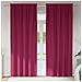 Tende con tende 2 pcs Rosso Vino 225x140cm Poliestere - Foto miniatura 2