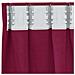 Tende con tende 2 pcs Rosso Vino 225x140cm Poliestere - Foto miniatura 5