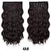 Extension Capelli Ondulate Lunghe Con Clip - Parrucca Nera In Fibra Ad Alta Temperatura - Foto miniatura 1