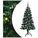 Albero di Natale Artificiale Angolare con 150 LED Verde 150 cm - Foto miniatura 1