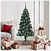 Albero di Natale Artificiale Angolare con 150 LED Verde 150 cm - Foto miniatura 2