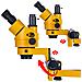 Mikroscopio Trinoculare Neptune Pro Msnp-t-wdms3-o - Zoom 7-45x | Sistema Ottico Greenough | Lavoro Di Precisione - Foto miniatura 5