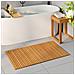 Tappeto da bagno Marrone 100 x 60 cm Legno di Acacia Massello - Foto miniatura 2