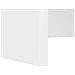 Scrivania a parete Bianco 60 x 45 x 30 cm Legno multistrato - Foto miniatura 9