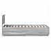 Struttura del letto Grigio Sonoma 70 x 190 cm Legno multistrato - Foto miniatura 8