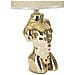 Lampada Da Comodino Glam Man In Ceramica Dorata Con Base Torso Maschile - Foto miniatura 2