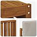 Set divani con cuscino 6 pcs Grigio Naturale e Chiaro - Foto miniatura 7