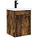 Mobile bagno con rubinetto Rovere Fumo 42 x 40 x 74,5 cm - Foto miniatura 1