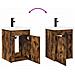 Mobile bagno con rubinetto Rovere Fumo 42 x 40 x 74,5 cm - Foto miniatura 9