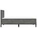 Struttura letto con materasso Grigio scuro 90 x 200 cm Velluto - Foto miniatura 7