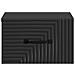 Mobiletto da notte a muro 2 pcs Nero 34,5 x 33 x 20 cm - Foto miniatura 5