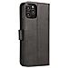 Custodia Magnetica Elegante Con Flap E Funzione Supporto Per Oneplus Nord N20 5g Nera - Foto miniatura 2