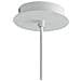 Sospensione Bianco Opaco Paralume Forato Pizzo Lampadario Moderno E14 I-cluny-s14 - Foto miniatura 2
