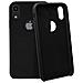 Cover Silicone Iphone Xr Semi-rigida Opaca Finitura Soft Touch Nero - Foto miniatura 3