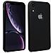 Cover Silicone Iphone Xr Semi-rigida Opaca Finitura Soft Touch Nero - Foto miniatura 1
