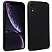 Cover Silicone Iphone Xr Semi-rigida Opaca Finitura Soft Touch Nero - Foto miniatura 9